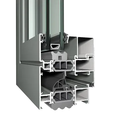 Thermal break bridge-cut-off aluminum profiles -- energy saving polyamide strip insulation