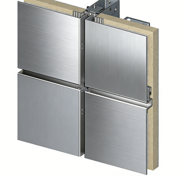 Decorative curtain wall aluminum profiles with premium surface finishes