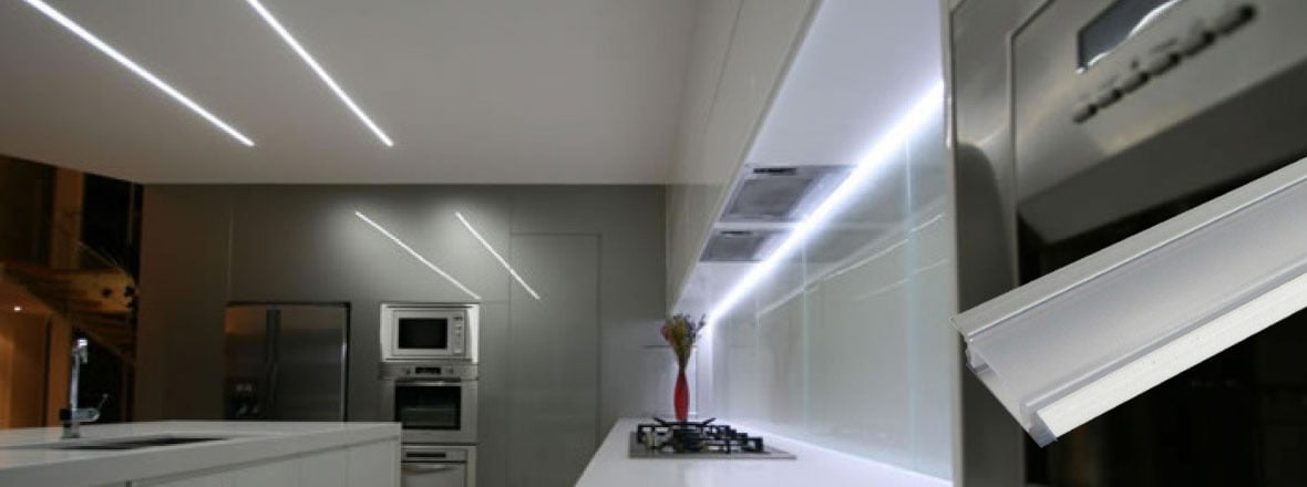 LED channel aluminum profile -- recessed type