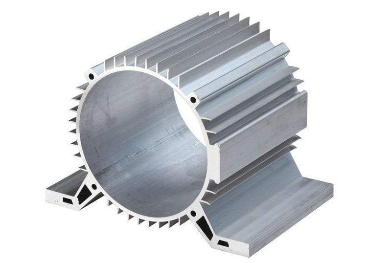 Rail carriage aluminum structural profile