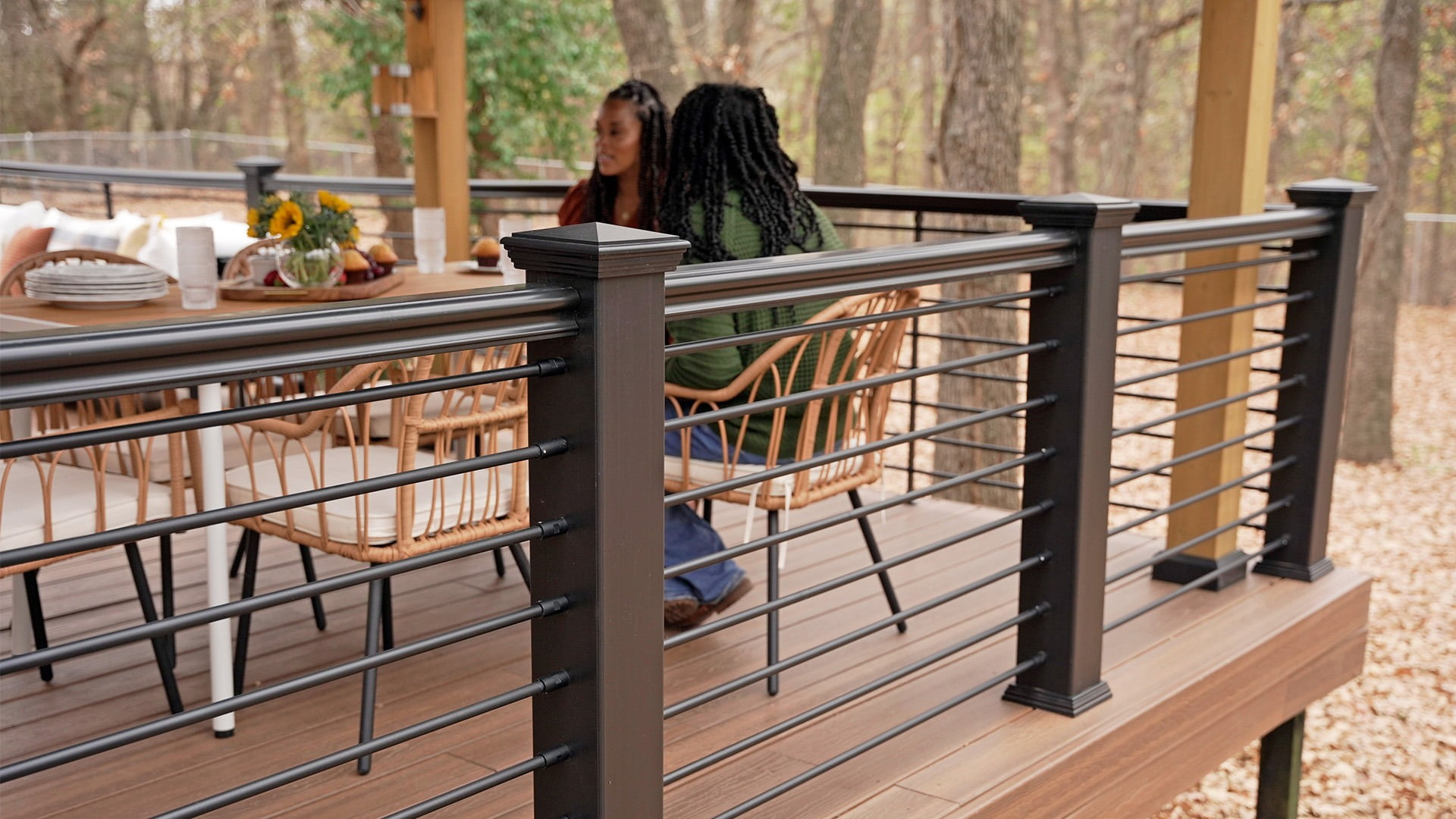 Balcony railing aluminum profiles -- product photo